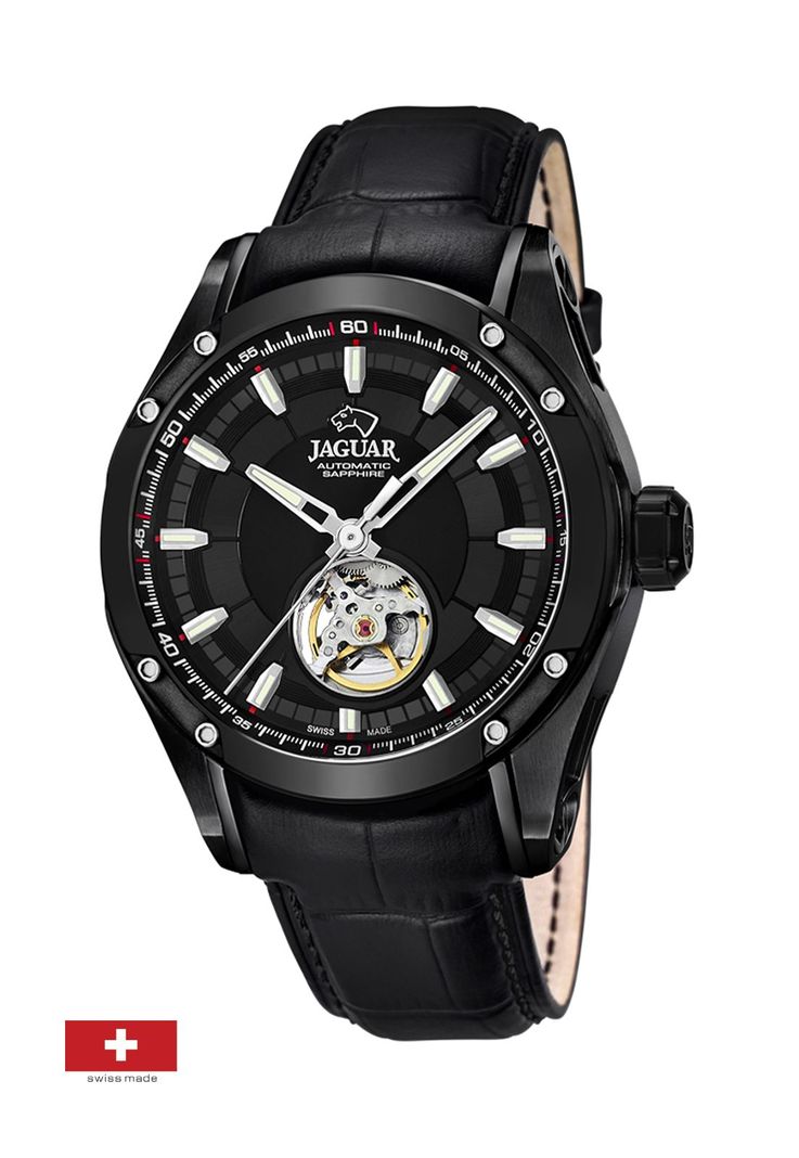 Reloj J813/A Jaguar Negro Hombre Automatico-1