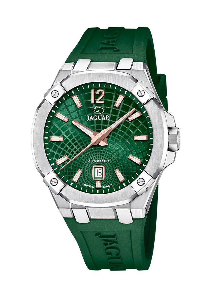 Reloj J1030/3 Jaguar Swiss Verde Hombre Automático-0