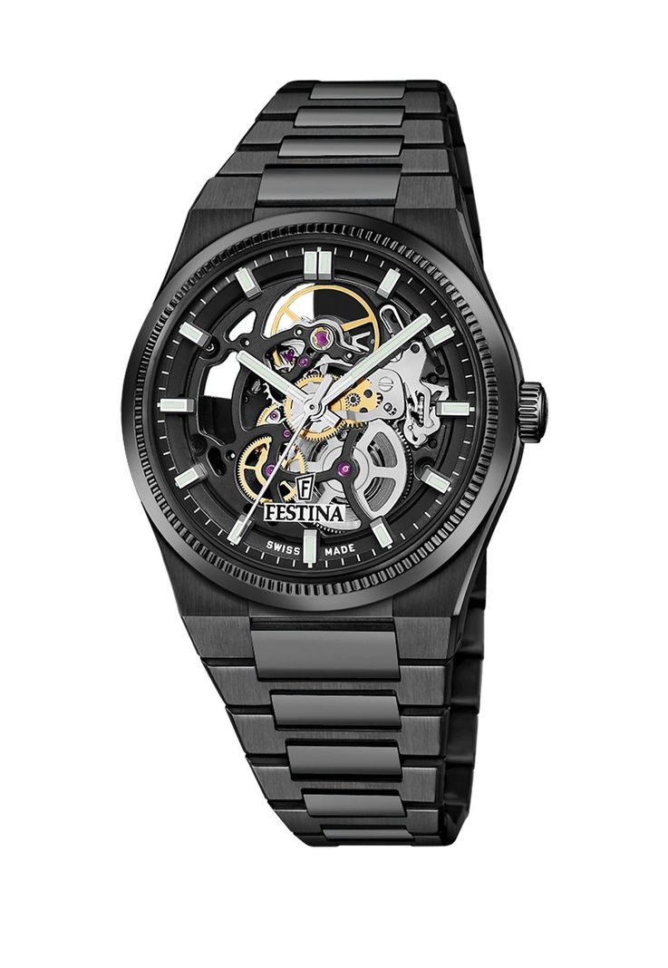 Reloj F20070/1 Festina Swiss Negro Hombre Automatico