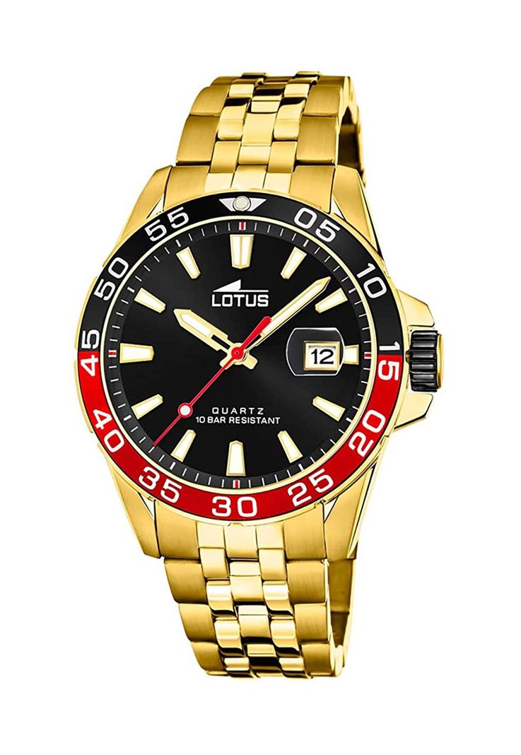 Reloj 18770/4 Lotus Negro Hombre Crono Deportivo-0