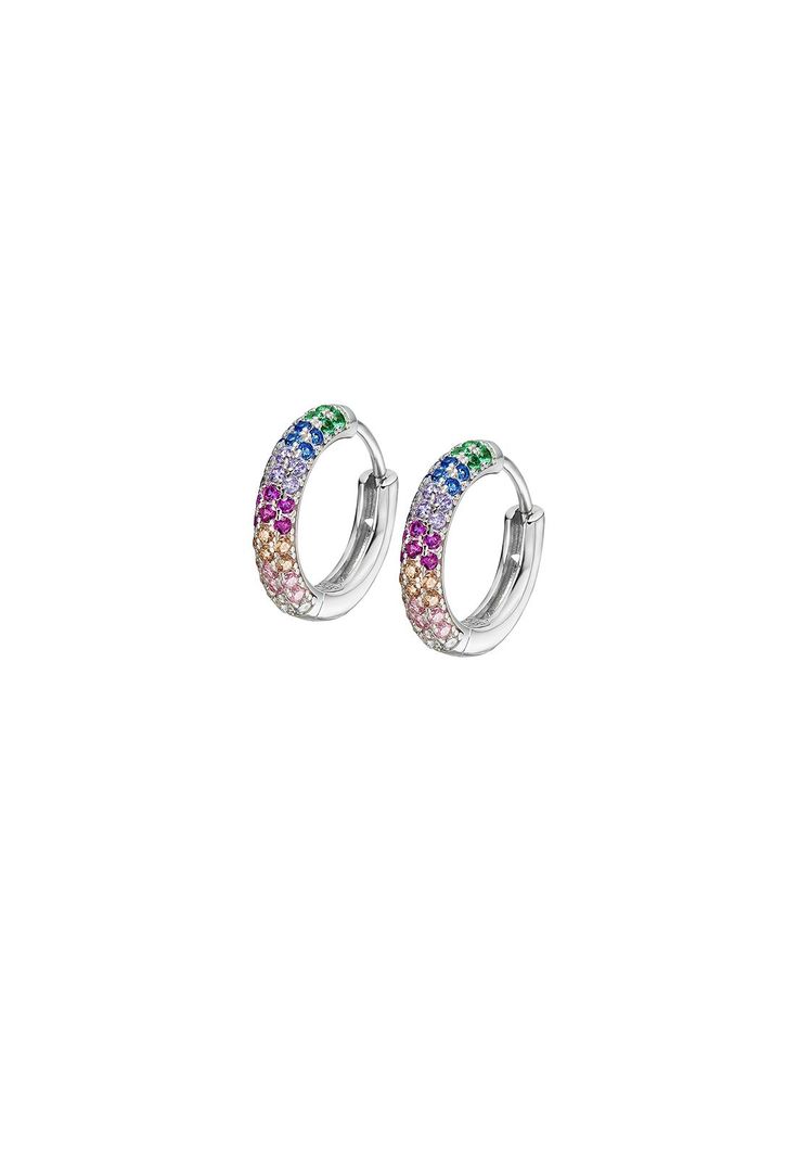 Aros Lp3484-4/1 Lotus Silver Mujer It Girl Plateado Metalico