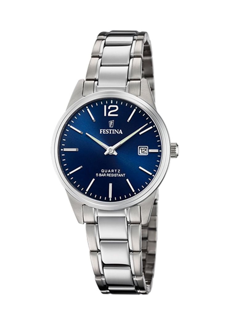 Reloj F20509/3 Festina Plateado Mujer Acero Clásico-0