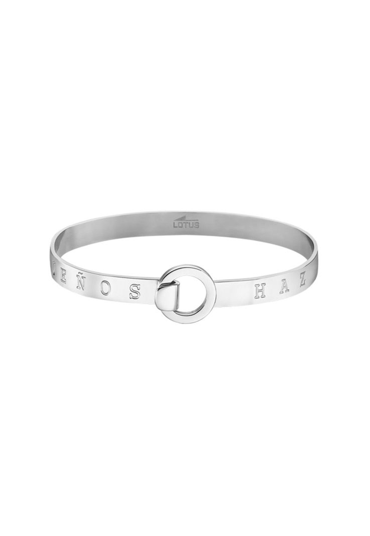 Pulsera Ls2025-2/4 Lotus Style Mujer Millennial Plateado Metalico