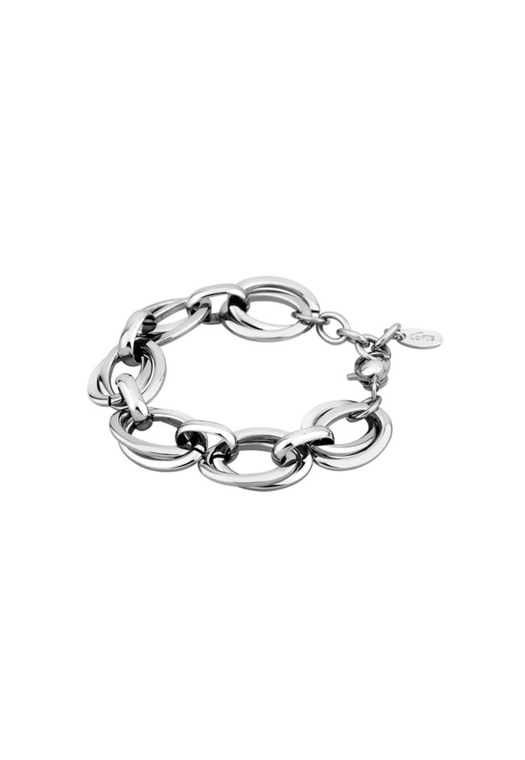 Pulsera Ls1616-2/1 Lotus Style Mujer Urban Woman Plateado Metalico