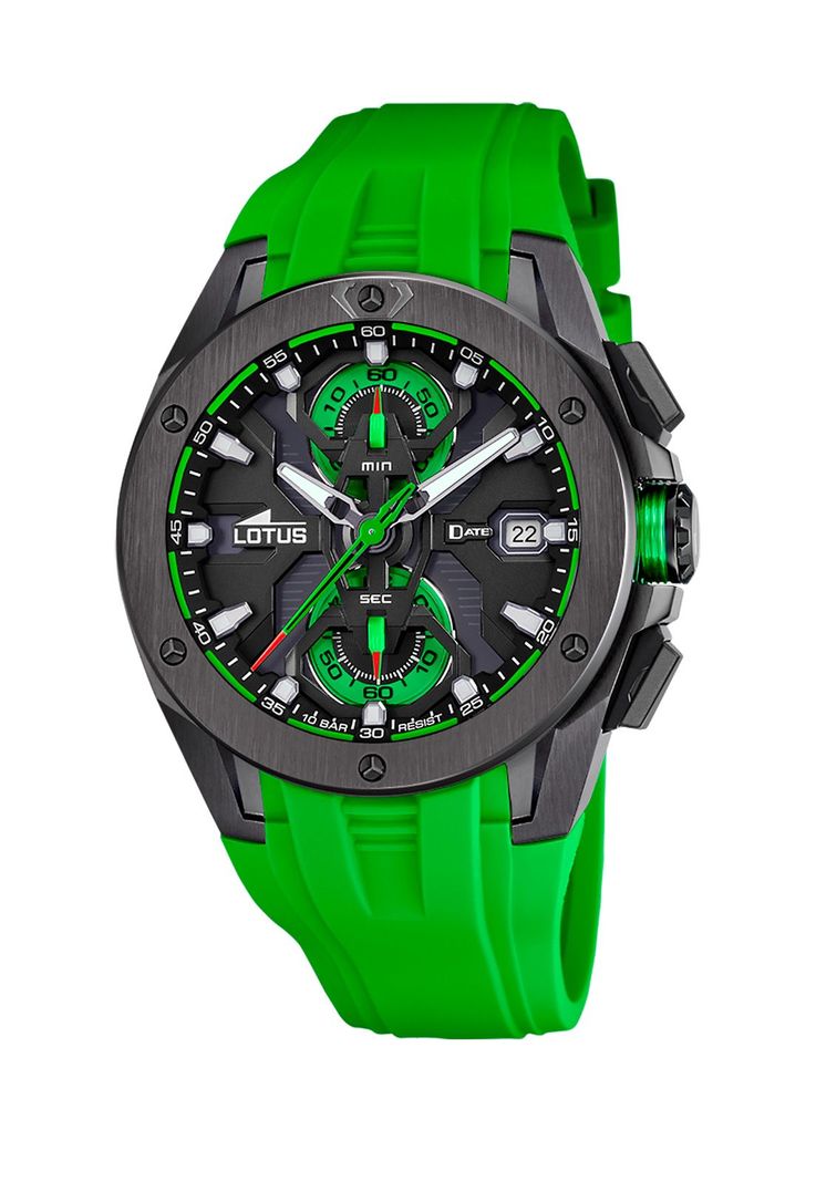 Reloj 18943/4 Lotus Gris Hombre Lotus Code Verde