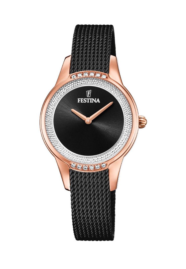 Reloj F20496/2 Festina Negro Mujer Mademoiselle-0