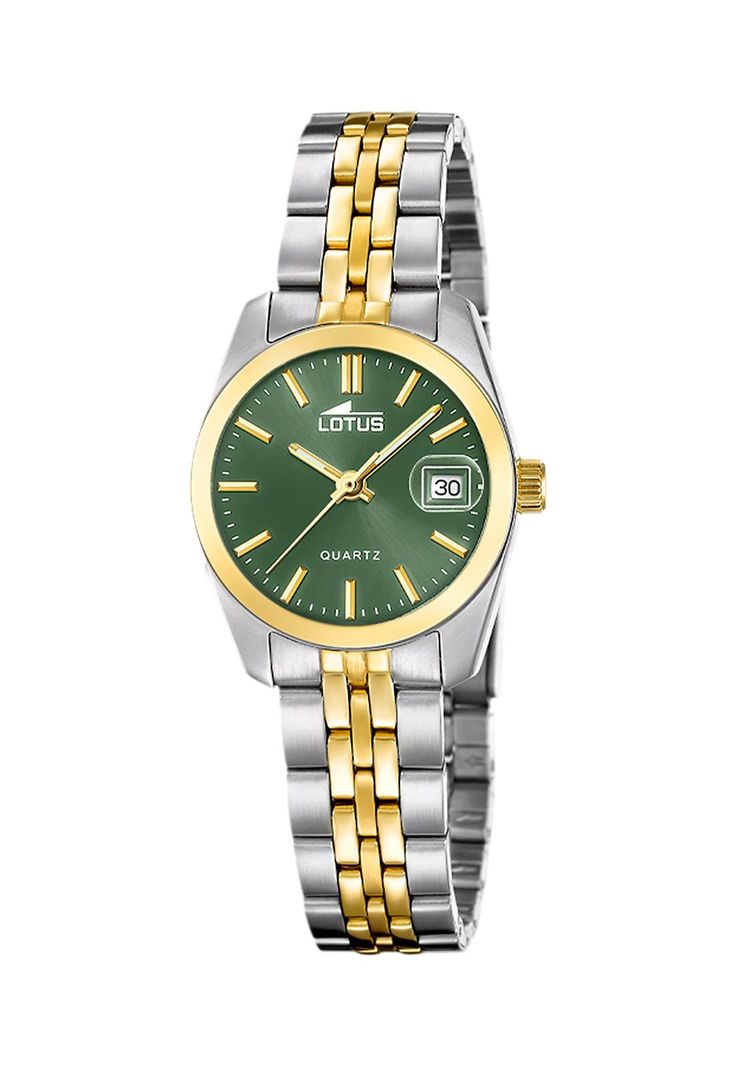 Reloj 19014/5 Lotus Verde Mujer The Ambassadors Collections Plateado