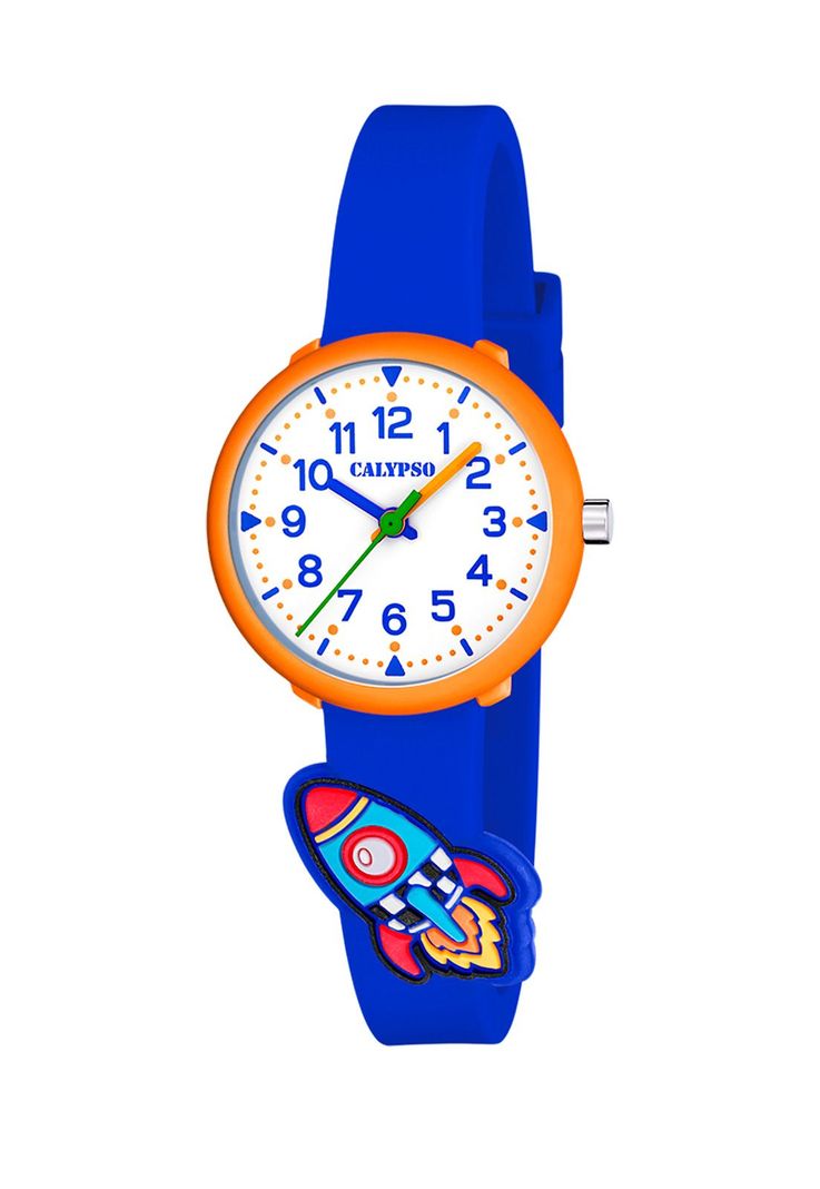 Reloj K5845/1 Calypso Naranja Infantil Digitana Azul