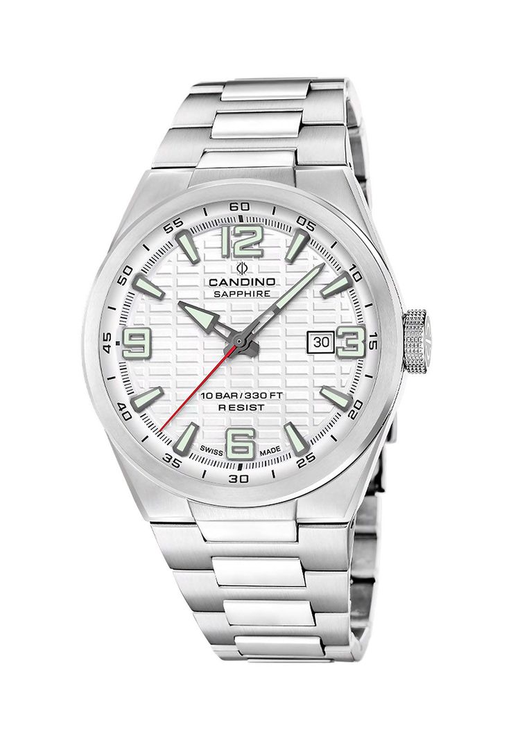 Reloj C4797/1 Candino Swiss Plateado Hombre Candino 1947 Plateado Metalico