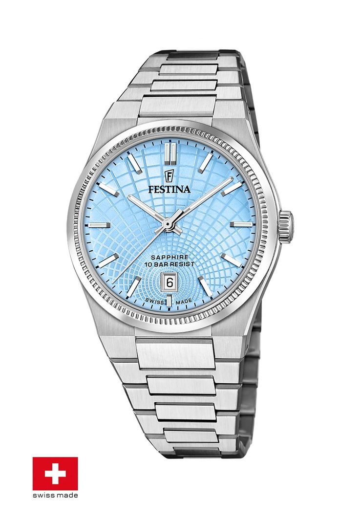 Reloj F20051/3 Festina Swiss Azul Hombre Rive Collection-1