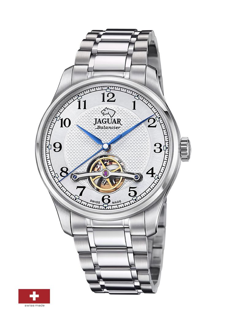 Reloj J965/1 Jaguar Plateado Hombre Automatico-1