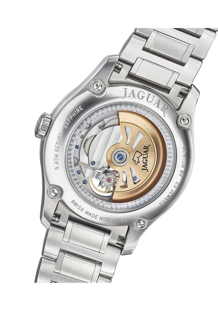 Reloj J965/1 Jaguar Plateado Hombre Automatico-2