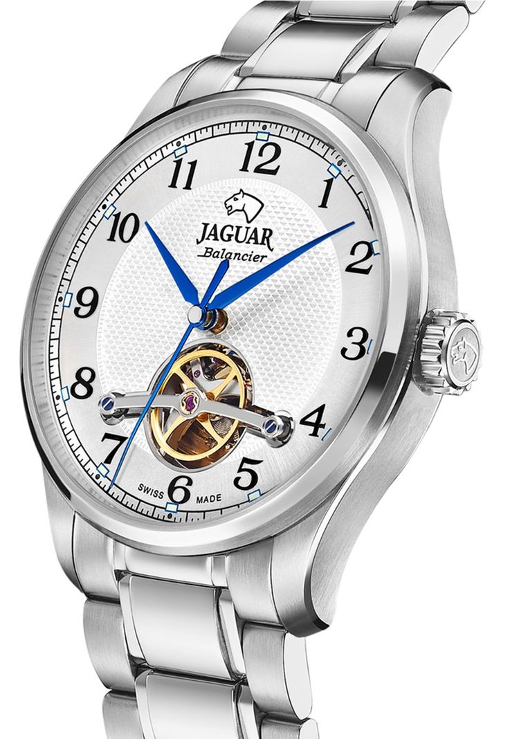 Reloj J965/1 Jaguar Plateado Hombre Automatico-3