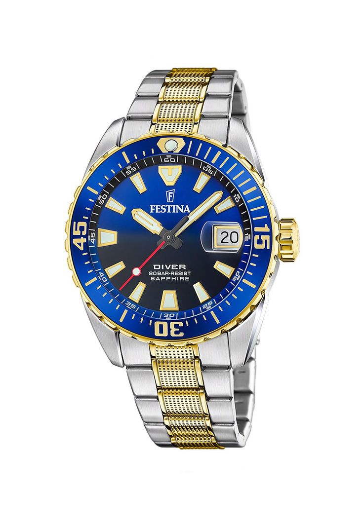 Reloj F20706/1 Festina Azul Hombre The Originals Plateado