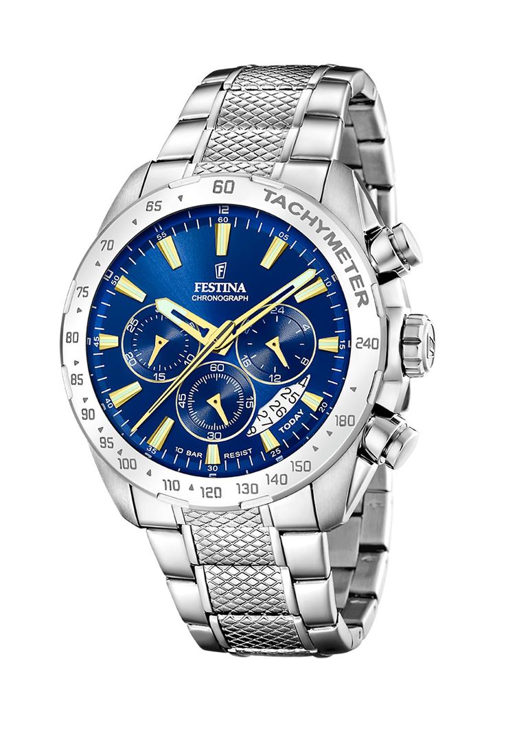 Reloj F20668/2 Festina Azul Hombre Timeless Chronograph-0