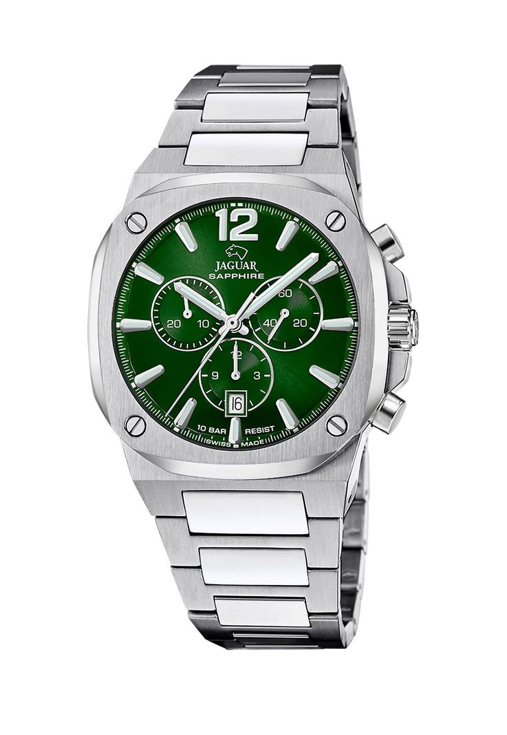 Reloj J1025/2 Jaguar Swiss Verde Hombre Rondcarre