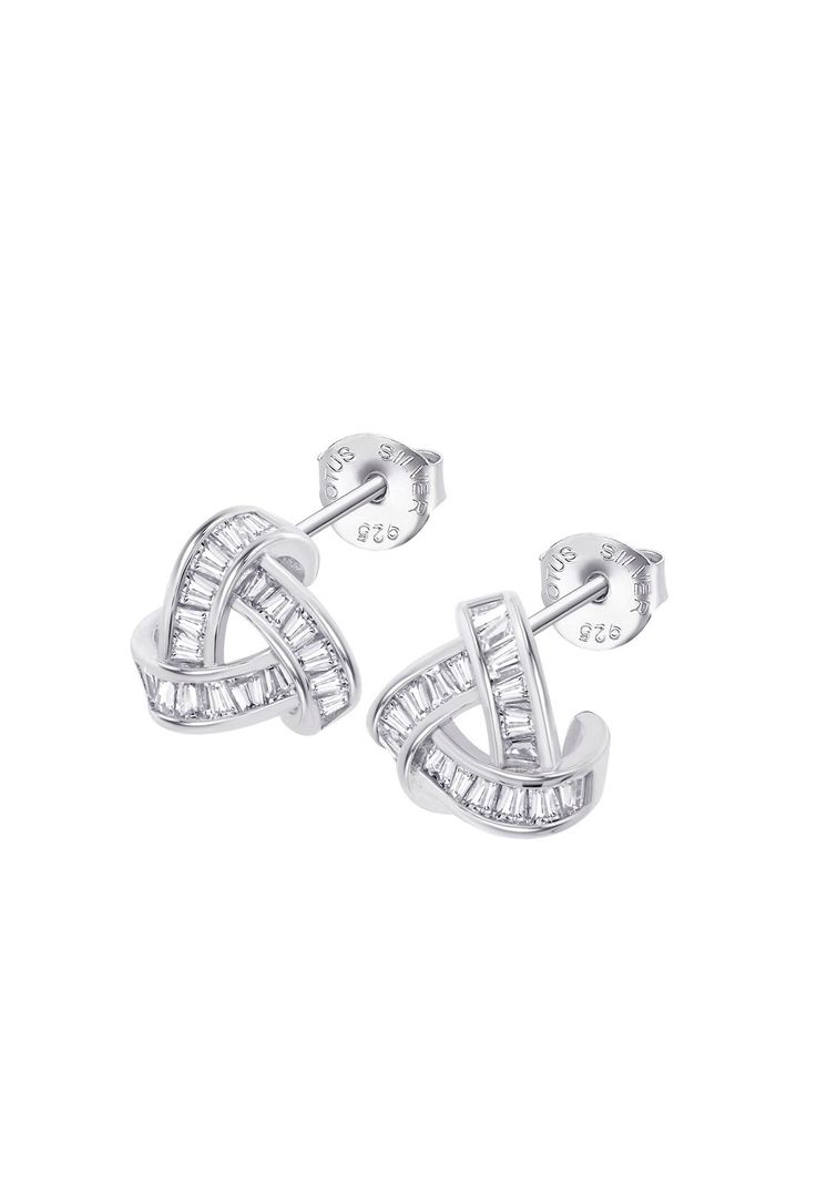 Aros Lp3899-4/1 Lotus Silver Mujer Fantasy Plateado Metalico