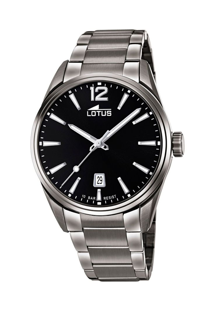 Reloj 18684/3 Lotus Negro Hombre Minimalist Gris