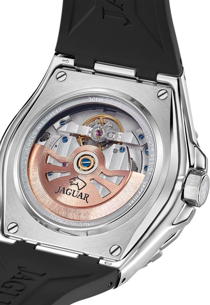 Reloj J1030/4 Jaguar Swiss Negro Hombre Automático-3