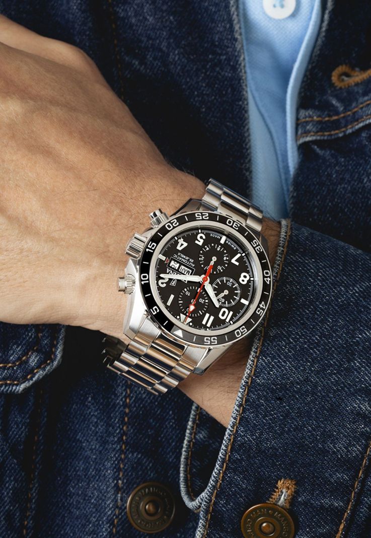 Reloj F20055/4 Festina Swiss Negro Hombre Automático-2