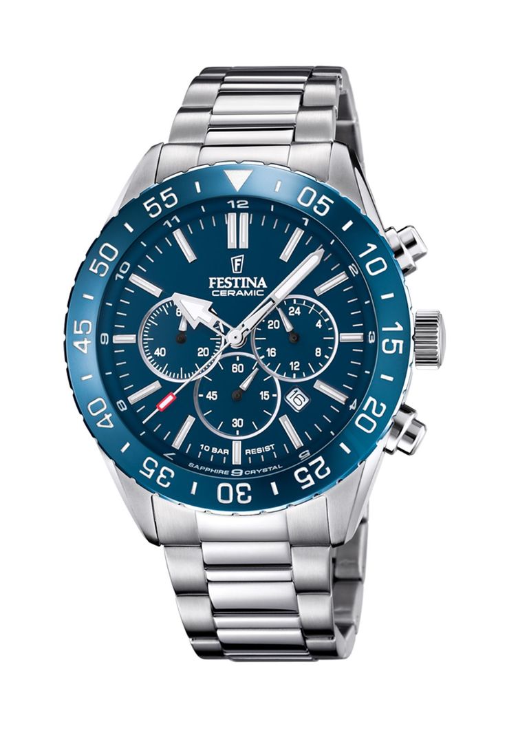 Reloj F20575/2 Festina Azul Hombre Ceramic-0