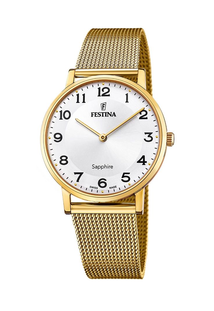 Reloj F20022/5 Festina Swiss Blanco Hombre Swiss Made