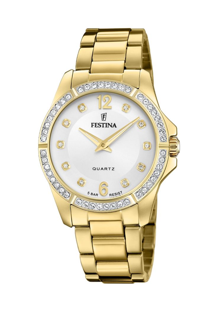 Reloj F20596/1 Festina Plateado Mujer Mademoiselle Dorado