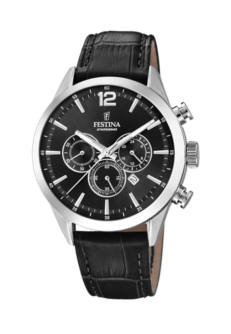 Reloj F20542/5 Festina Negro Hombre Timeless Chronograph-0