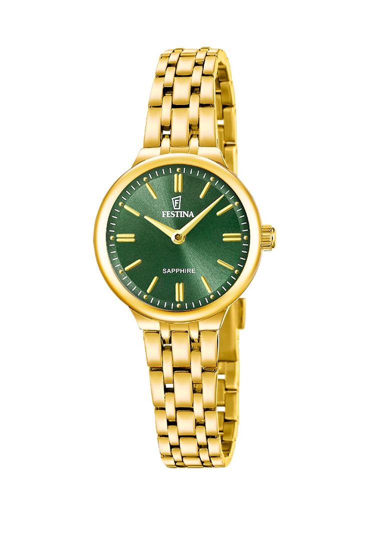 Reloj F20745/3 Festina Verde Mujer Mademoiselle Dorado