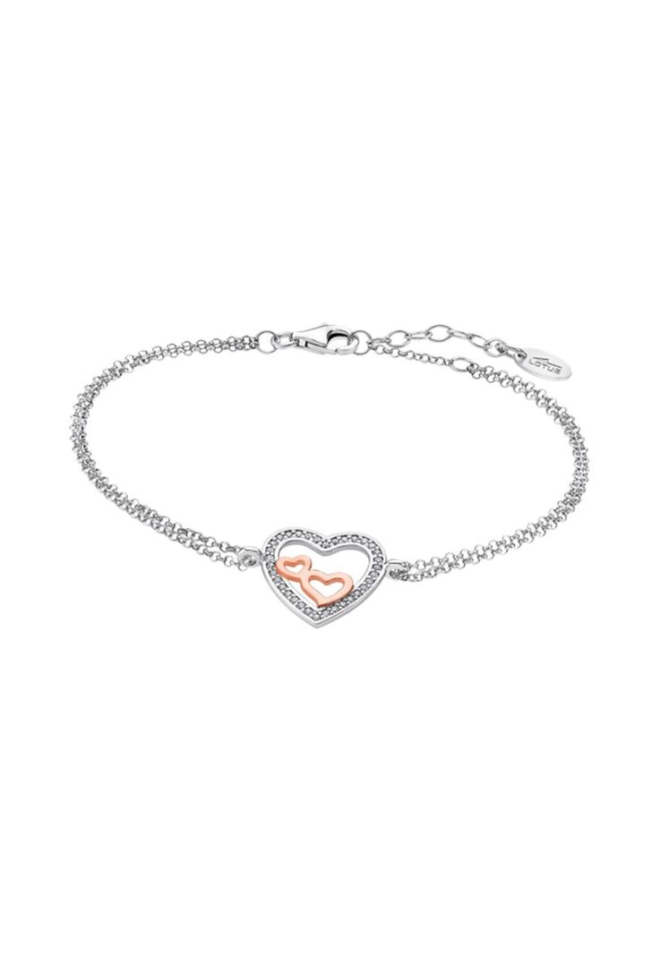 Pulsera Lp1856-2/1 Lotus Silver Mujer Moments Plateado Metalico