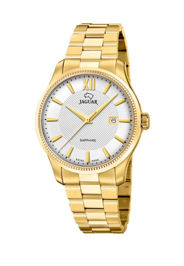 Reloj J1044/1 Jaguar Swiss Plateado Hombre Acamar (Ay-Kuh-Mar) Dorado