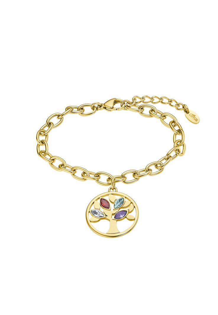 Pulsera Ls2192-2/2 Lotus Style Mujer Rainbow Dorado