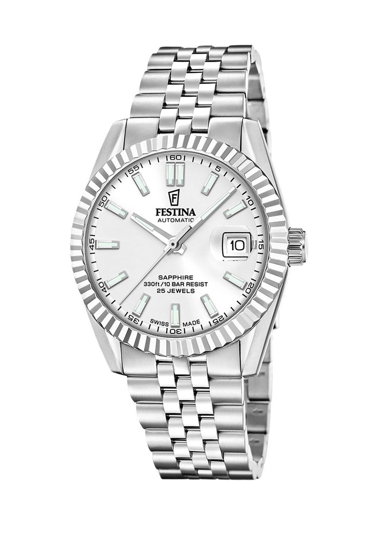 Reloj F20090/1 Festina Swiss Plateado Hombre Automatico