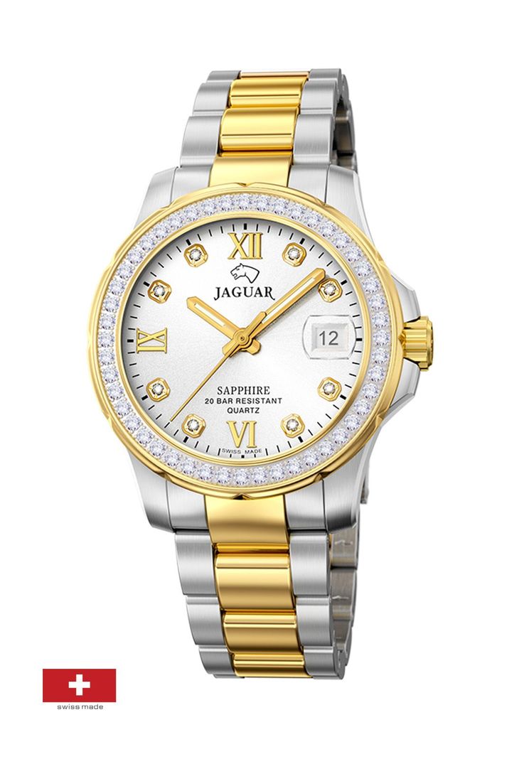 Reloj J893/1 Jaguar Plateado Mujer man-1