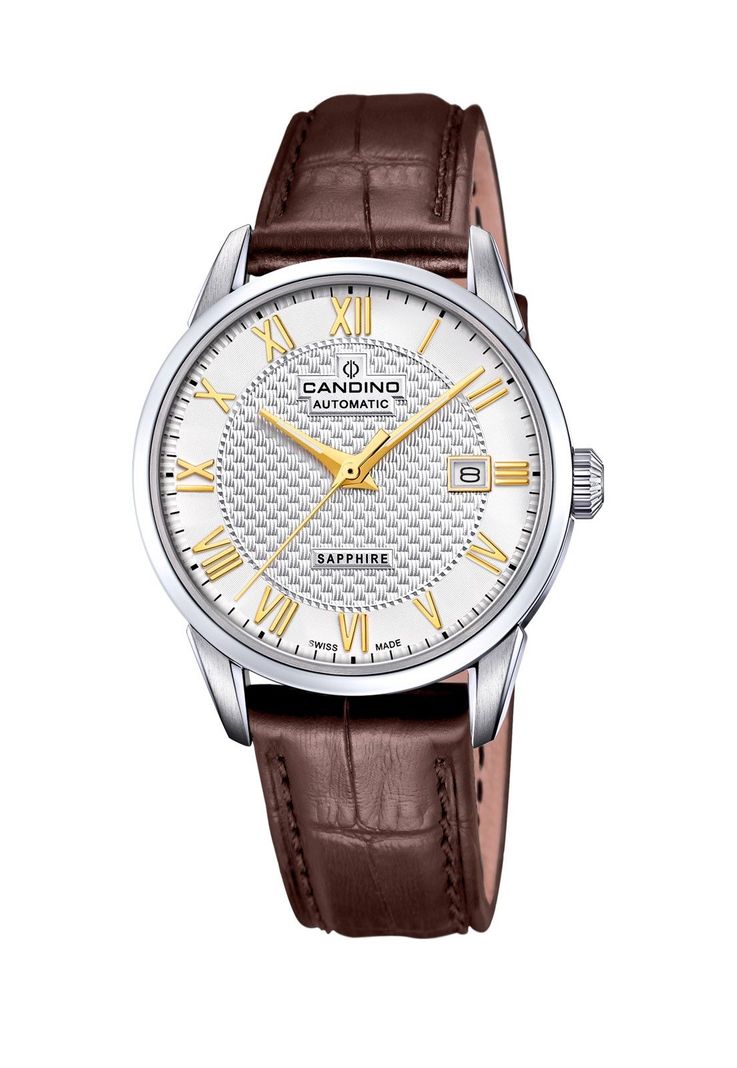 Reloj C4712/2 Candino Swiss Plateado Hombre Couple Classic Cafe