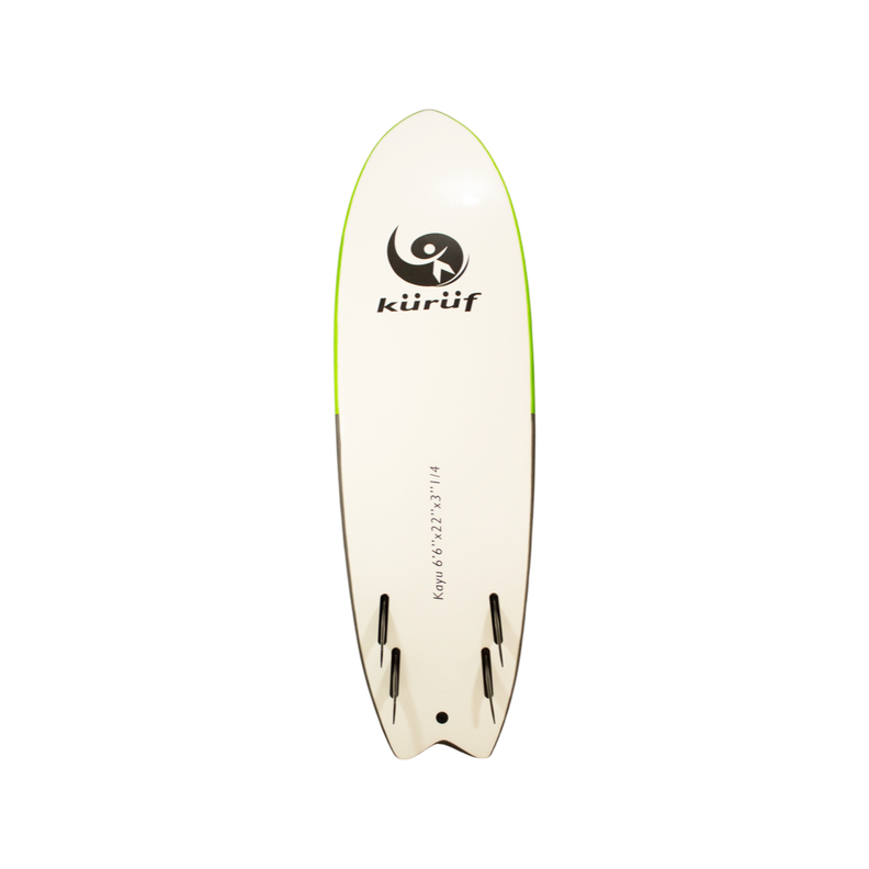 Softboard Kuruf / Tabla de Surf / Kayu 6´6"-1