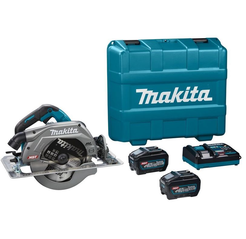 Sierra Circular Inalámbrica 9-1/4" 40V Makita HS010GT201-0