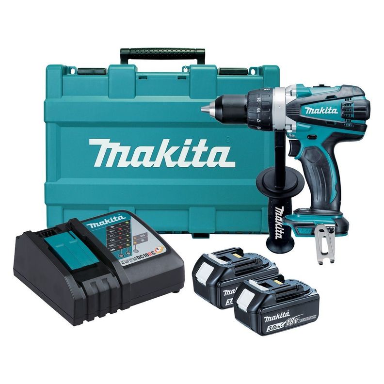 Taladro Atornillador 18V Inalámbrico 91 Nm Makita DDF458RFE-0