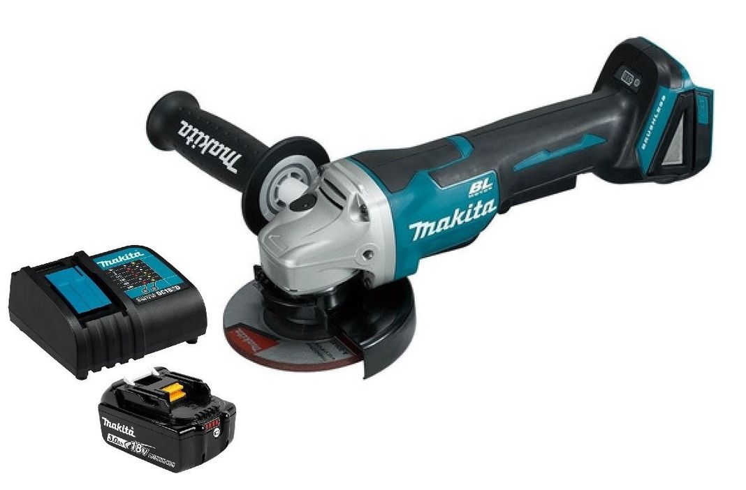 Esmeril Angular 18 Volts 4-1/2'' Hombre Muerto Makita Dga458 (3 Ah)-0