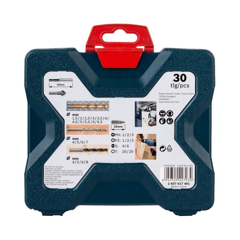 Set Puntas y Brocas Titanio Bosch X-Line 30 unidades Bosch 2607017401-2