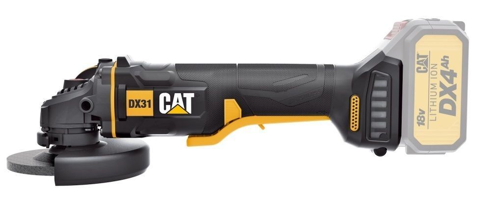 Esmeril Angular Inalámbrico 4 1/2 18V LI/ION CAT DX31B-0