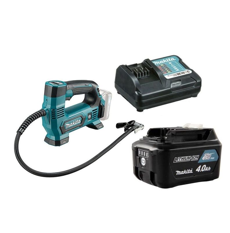 Inflador Compresor Aire Inalámbrico Makita MP100D (4 Ah)-0