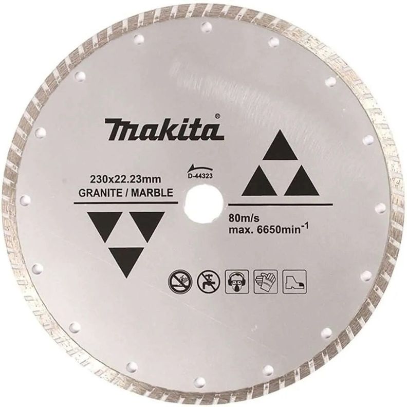 Disco diamantado granito mármol ondulado 230X2223 mm Makita D-44323-1