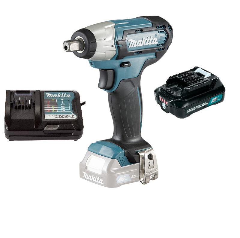 Pistola 12v Llave Impacto 145 Nm (1/2'') Makita TW141D (2 Ah)-0