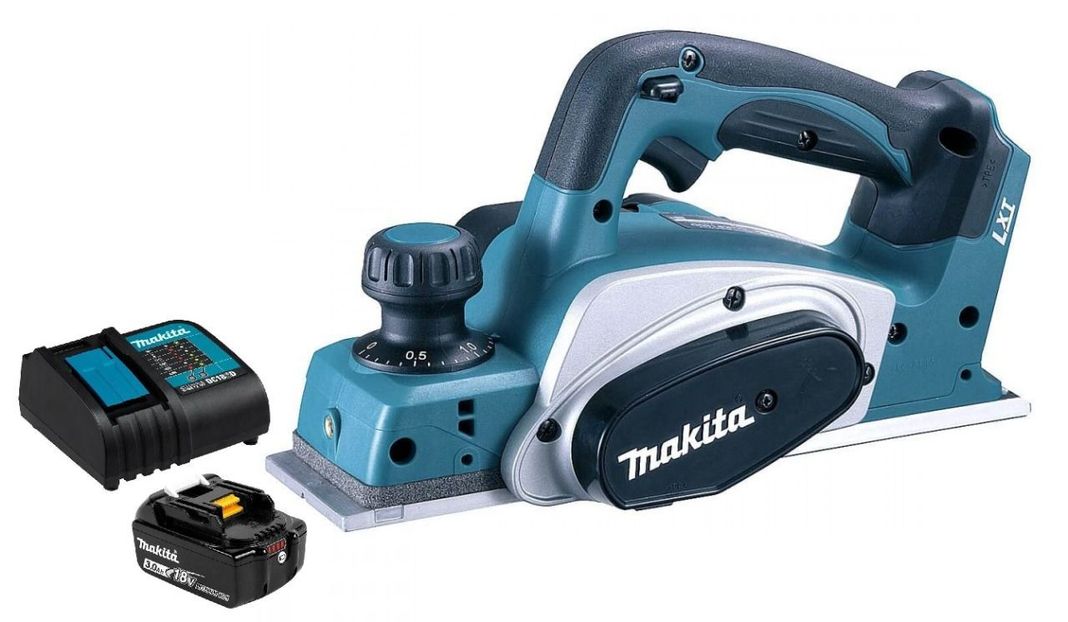 Cepillo 82 mm Inalámbrico 18v Makita DKP180 (3 Ah)-0