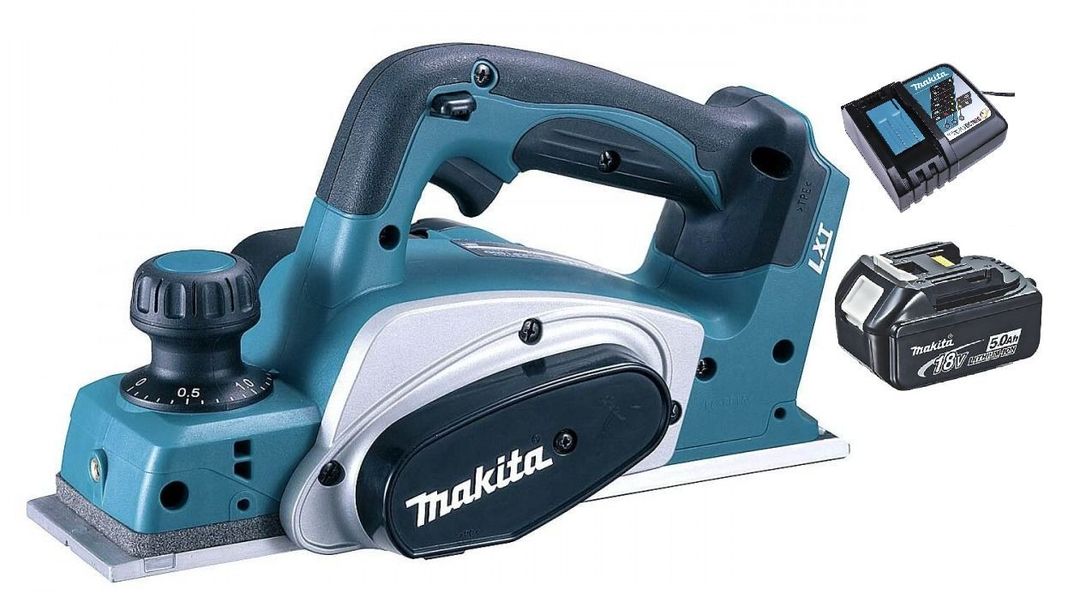 Cepillo 82 mm Inalámbrico 18v Makita DKP180 (5 Ah)-0