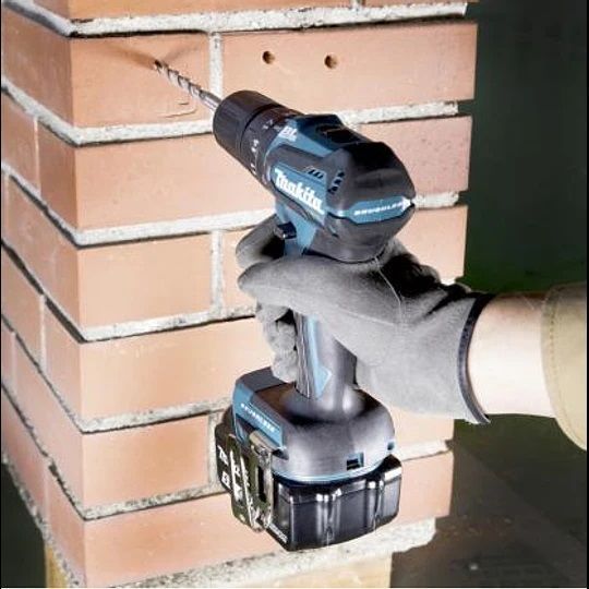 Taladro Atornillador Percutor 18v Inalámbrico Makita Dhp453x10-2