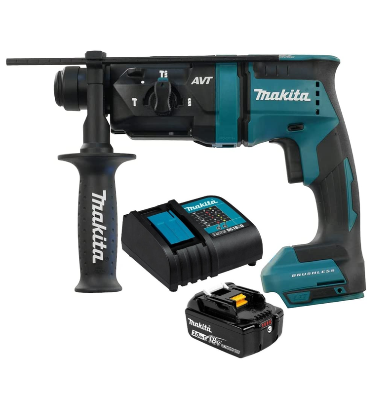 Rotomartillo 18mm 3 Modos Brushless 18v Makita DHR182 (3 Ah)-0