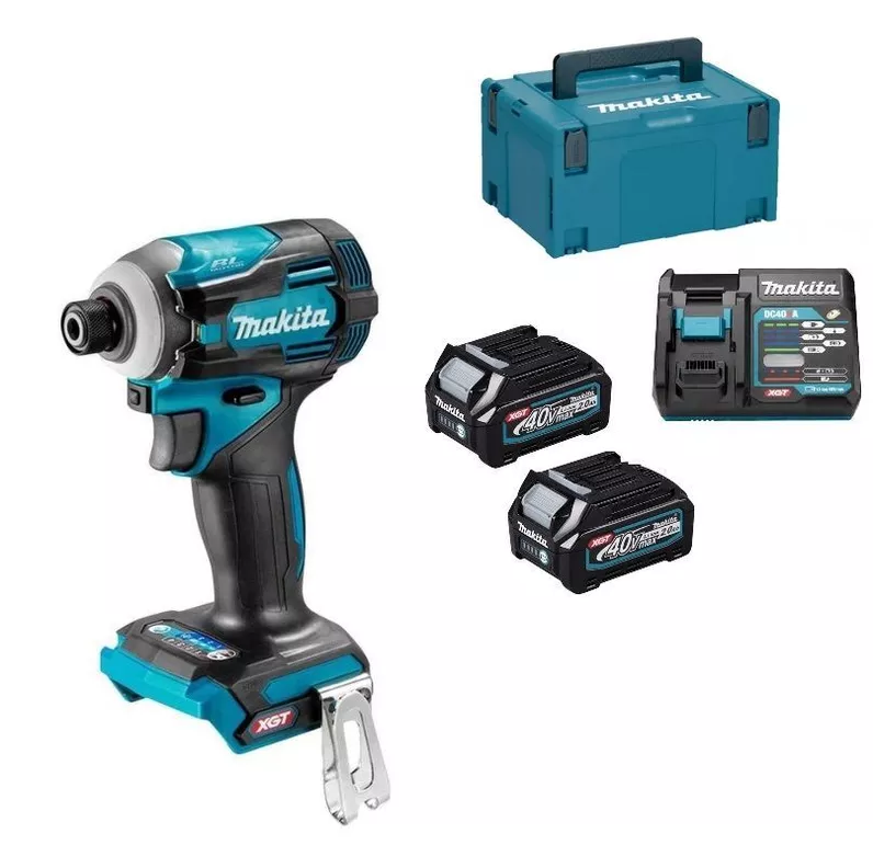 Atornillador Impacto 40v 210 Nm Brushless Makita TD003GA201 -0