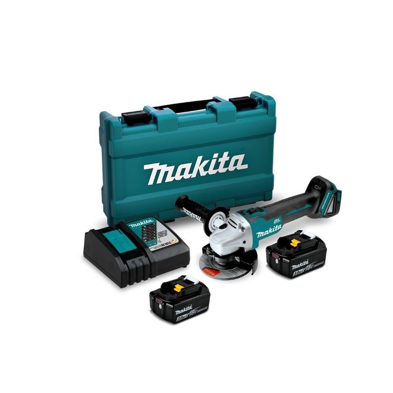 Esmeril Angular 115mm (4-1/2) Inalámbrico Makita DGA454RFE-0
